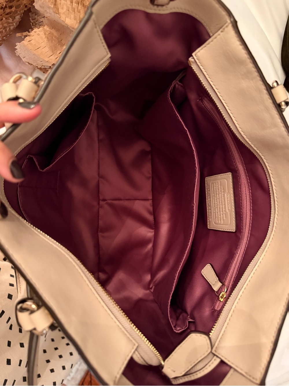 Coach Poppy Sequin Signature C Blaire tote - Picture 9 of 14